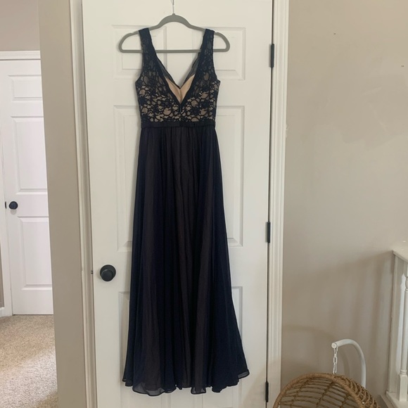 Navy Bridesmaid Dress - Picture 4 of 6